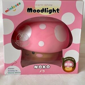Mimicoco Warm White LED Moodlight "NOKO" the Mushroom Glows Gently in Warm White